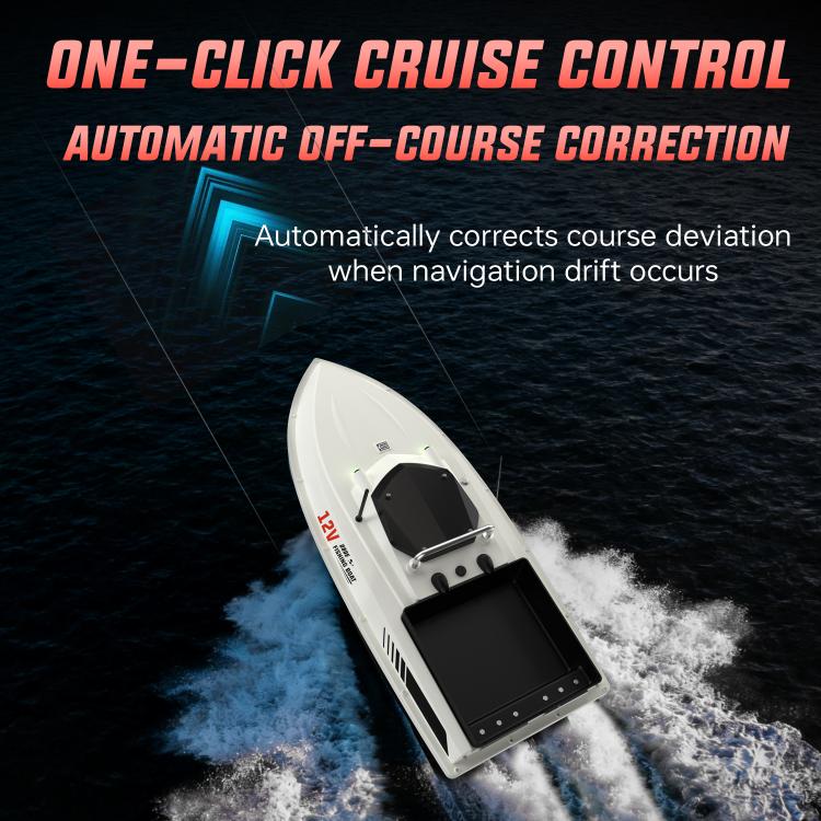D80E GPS High Power Smart Remote Control Fishing Bait Boat with Sonar Sensor, EU Plug, US Plug, UK Plug