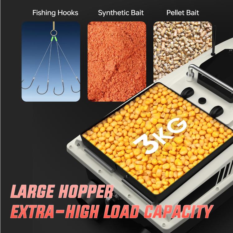 D80E GPS High Power Smart Remote Control Fishing Bait Boat with Sonar Sensor, EU Plug, US Plug, UK Plug