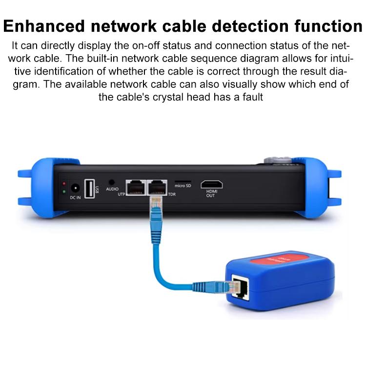 IPCXS-ACHT 6K Network Coaxial Simulation Engineering Video Surveillance Tester, US Plug, EU Plug, UK Plug