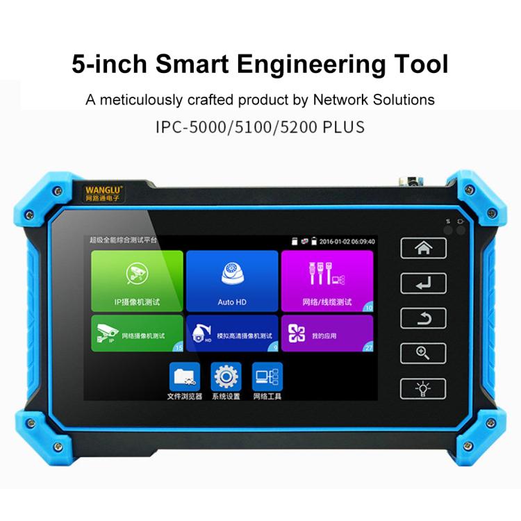 IPC-5100CPlus Network Engineering Treasure Simulated Coaxial Integrated Video Surveillance Tester, US Plug, EU Plug, UK Plug, AU Plug
