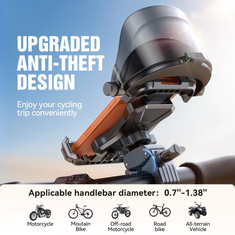 JOYROOM JR-ZS528 Sunshade Cycling Phone Holder, JR-ZS528