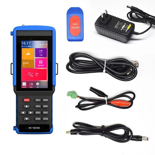 IPC9310Plus 4.5 Inch HD Screen Engineering Tester Network Analog Coaxial Video Surveillance Tester, IPC9310Plus(US Plug)