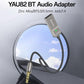 Yesido YAU82 Bluetooth audio adapter with 3.5mm AUX gold plug and silver BT module
