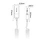 Yesido YAU82 Bluetooth audio adapter with coiled cable and 3.5mm jack