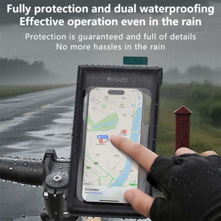 Yesido C333 Double-layer Sealed Waterproof Bag Cycling Phone Holder, C333