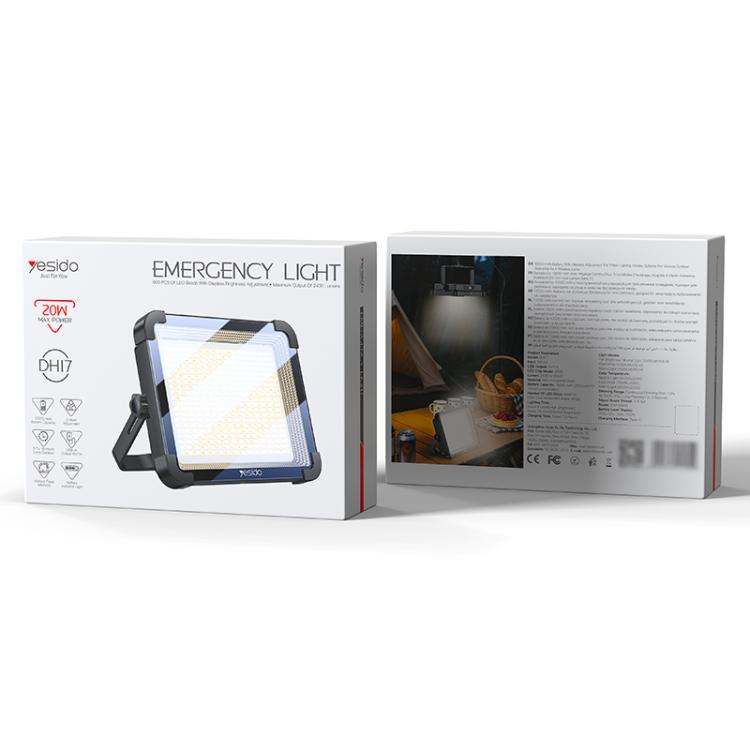 Yesido DH17 emergency outdoor floodlight emergency light in retail box