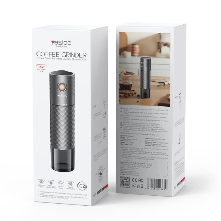Yesido EC29 Portable Electric Grinder Coffee Maker, EC29