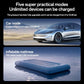 Inflation mode guide for car and inflatable mattress, with preset pressure ranges