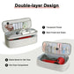 Multifunctional Nylon Waterproof Storage Bag Portable Dual-Layer Cosmetic Bag