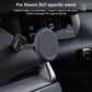 Black car magnetic phone holder mount with circular pad and adjustable arm
