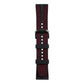 xDfind Flame Hybrid Nylon Braid Silicone Watch Band, 22mm
