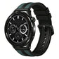 xDfind Flame Hybrid Nylon Braid Silicone Watch Band, 22mm