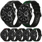 xDfind Flame Hybrid Nylon Braid Silicone Watch Band, 22mm