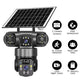 V380 Pro 2MP Panoramic 360 Degrees Triple Lens Wireless WiFi Solar Powered Surveillance Camera