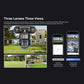 V380 Pro 2MP Panoramic 360 Degrees Triple Lens Wireless WiFi Solar Powered Surveillance Camera