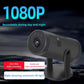 Black WiFi security camera on adjustable base, front lens facing forward