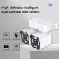 5MP Dual-Lens Dual-Pan Tilt Rotating WiFi Camera, EU Plug, US Plug