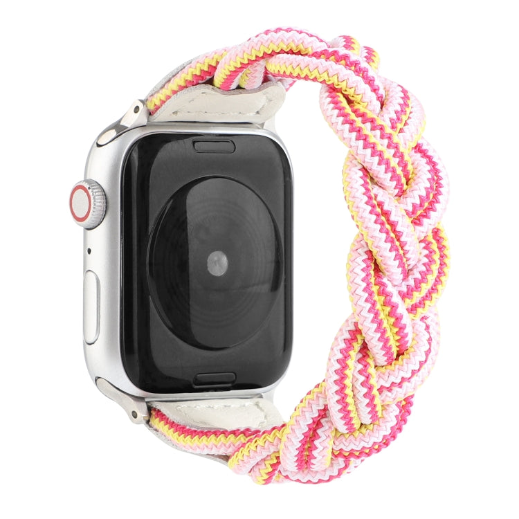 Elastic Woven Watchband For Apple Watch Series 6 & SE & 5 & 4 40mm / 3 & 2 & 1 38mm, 120mm, 130mm, 150mm, 160mm
