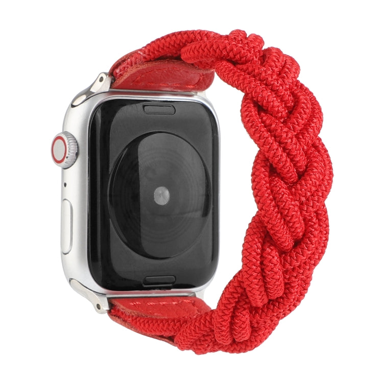 Elastic Woven Watchband For Apple Watch Series 6 & SE & 5 & 4 40mm / 3 & 2 & 1 38mm, 120mm, 130mm, 150mm, 160mm