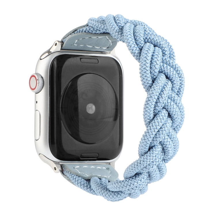 Elastic Woven Watchband For Apple Watch Series 6 & SE & 5 & 4 40mm / 3 & 2 & 1 38mm, 120mm, 130mm, 150mm, 160mm