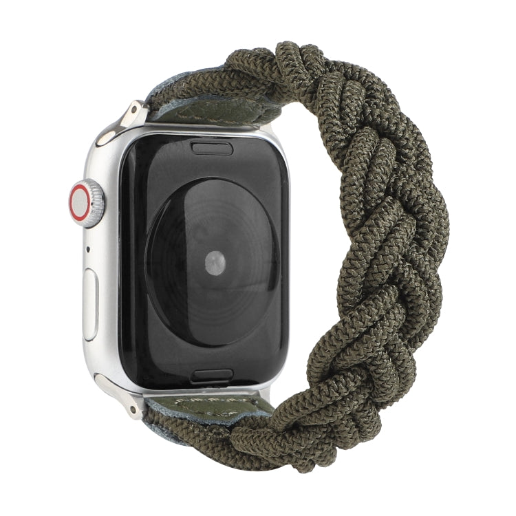 Elastic Woven Watchband For Apple Watch Series 6 & SE & 5 & 4 40mm / 3 & 2 & 1 38mm, 120mm, 130mm, 150mm, 160mm