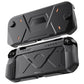 Black mecha-style protective case for Nintendo Switch 2 with TPU and PC shells