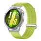 Double-Link Cloud Feel Breathable Nylon Loop Metal Connectors Watch Band, 18mm, 20mm, 22mm