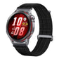 Double-Link Cloud Feel Breathable Nylon Loop Metal Connectors Watch Band, 18mm, 20mm, 22mm