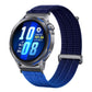 Double-Link Cloud Feel Breathable Nylon Loop Metal Connectors Watch Band, 18mm, 20mm, 22mm