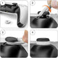 Silicone aiming rings being placed on a controller thumbstick