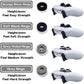 Sponge aiming rings assortment: black and grey ring styles