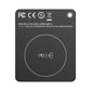 Black PINCARD Ultra Mini locator card back with charging coil icon