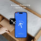 PINCARD Ultra Mini accurate positioning screen on a smartphone