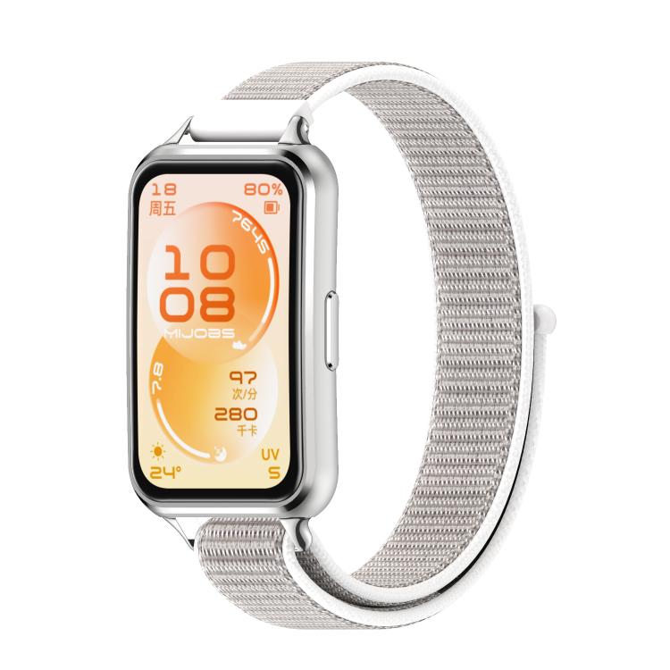 MIJOBS Breathable Nylon Loop Watch Band, For Huawei Band 11 / Band 11 Pro