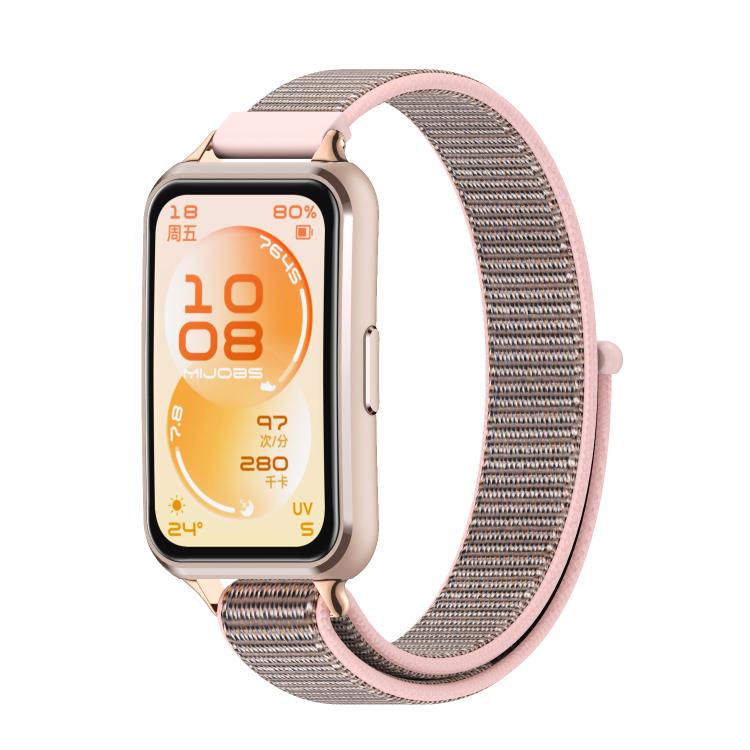 MIJOBS Breathable Nylon Loop Watch Band, For Huawei Band 11 / Band 11 Pro