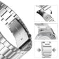Stainless steel watch band clasp and adjustable links