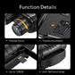Night vision binocular device details: precise focus, tripod mount, 128GB slot, anti-fall strap