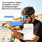L805 Smart AI Cycling Glasses 8MP Stabilization Camera