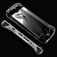 Clear TPU protective case for ASUS ROG Ally showing vented pattern and side openings