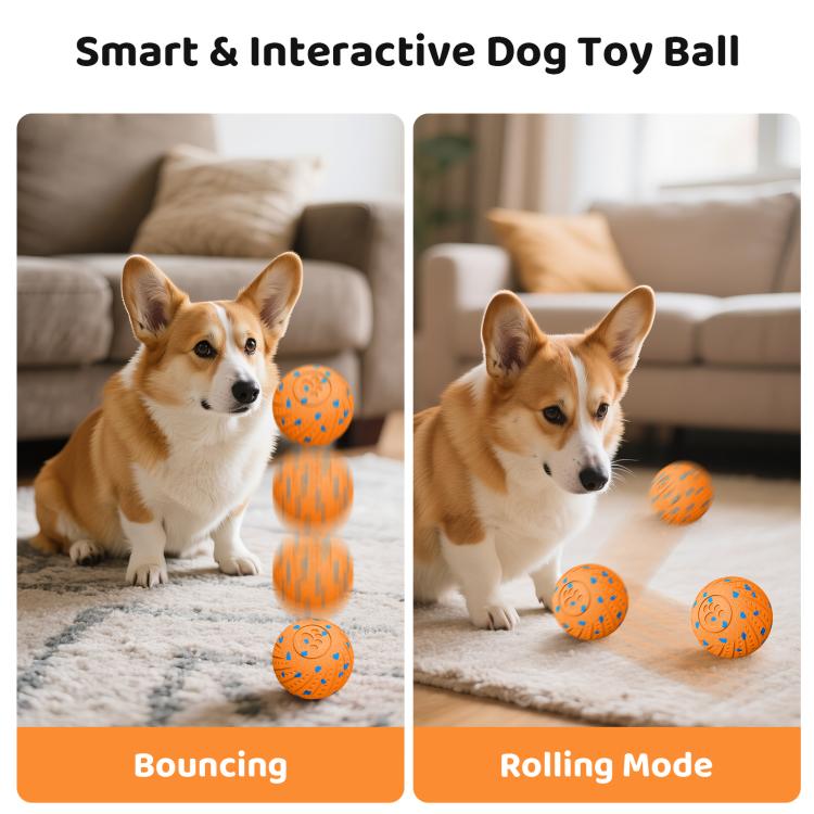 O18 Smart Automatic Pet Toy Ball Dog Training, Diameter 80mm