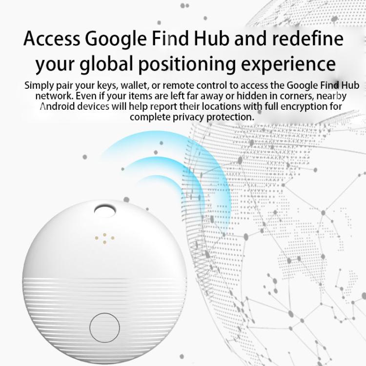 S20 Round Android 9.0 Mini GPS Global Smart Bluetooth Location Tracker Anti-lost Device, S20