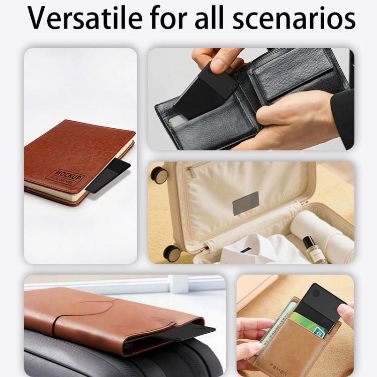 S22 Ultra-thin Card Type Mini GPS Global Smart Bluetooth Location Tracker Anti-lost Device, S22