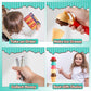 Ice cream shop play kit showing order card, making ice cream, collecting money, and gift use