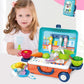 Simulation Plastic Pretend Play Pull Rod Box, Tools, Kitchen, Doctors, Beauty