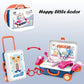 Simulation Plastic Pretend Play Pull Rod Box, Tools, Kitchen, Doctors, Beauty