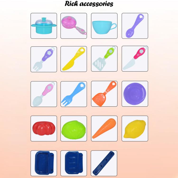 Simulation Plastic Pretend Play Pull Rod Box, Tools, Kitchen, Doctors, Beauty