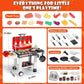 42pcs / Set Electric Sound and Light Spray Children Pretend Simulation Barbecue Grill Toy Set