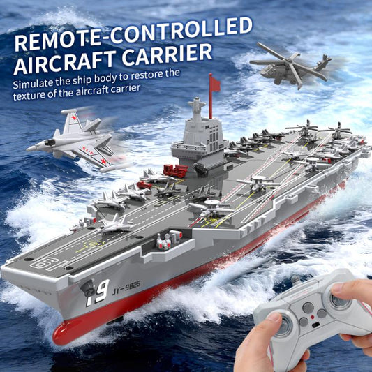 JJR/C S27 Remote Control Aircraft Carrier Toy with Water Cannon