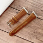 Crazy Horse Texture Genuine Leather Replacement Strap Watchband, For OPPO Watch 41mm, For OPPO Watch 46mm