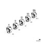 Chrome interchangeable hot air nozzles set with five different sizes